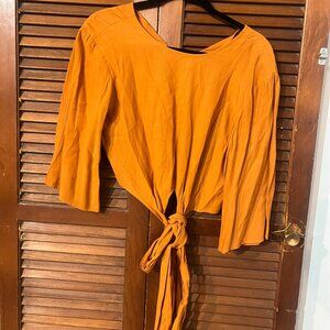 Orange Zara Top